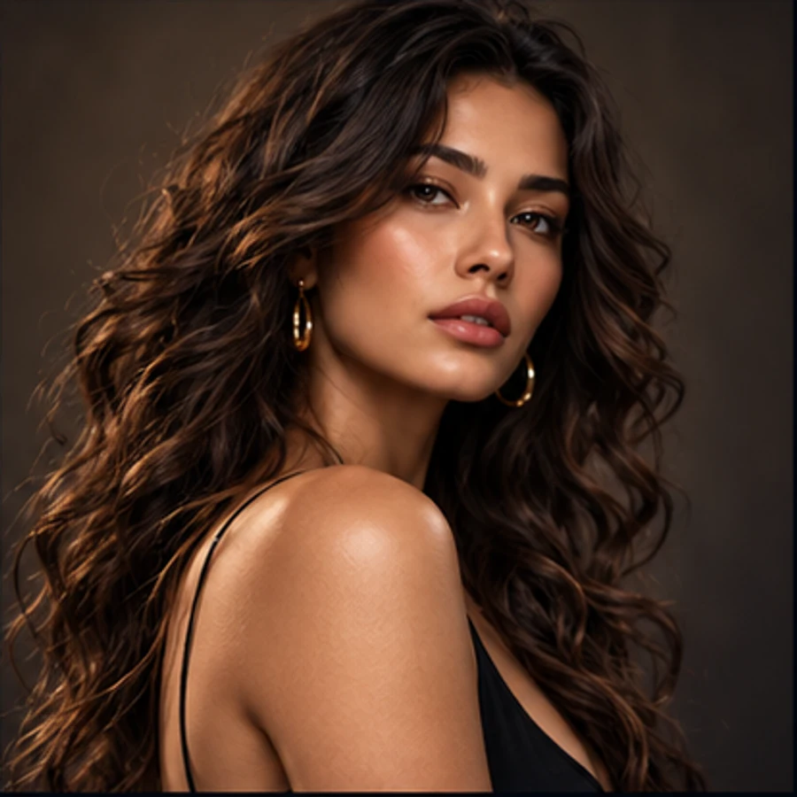 AI portrait generator fashion editorial example